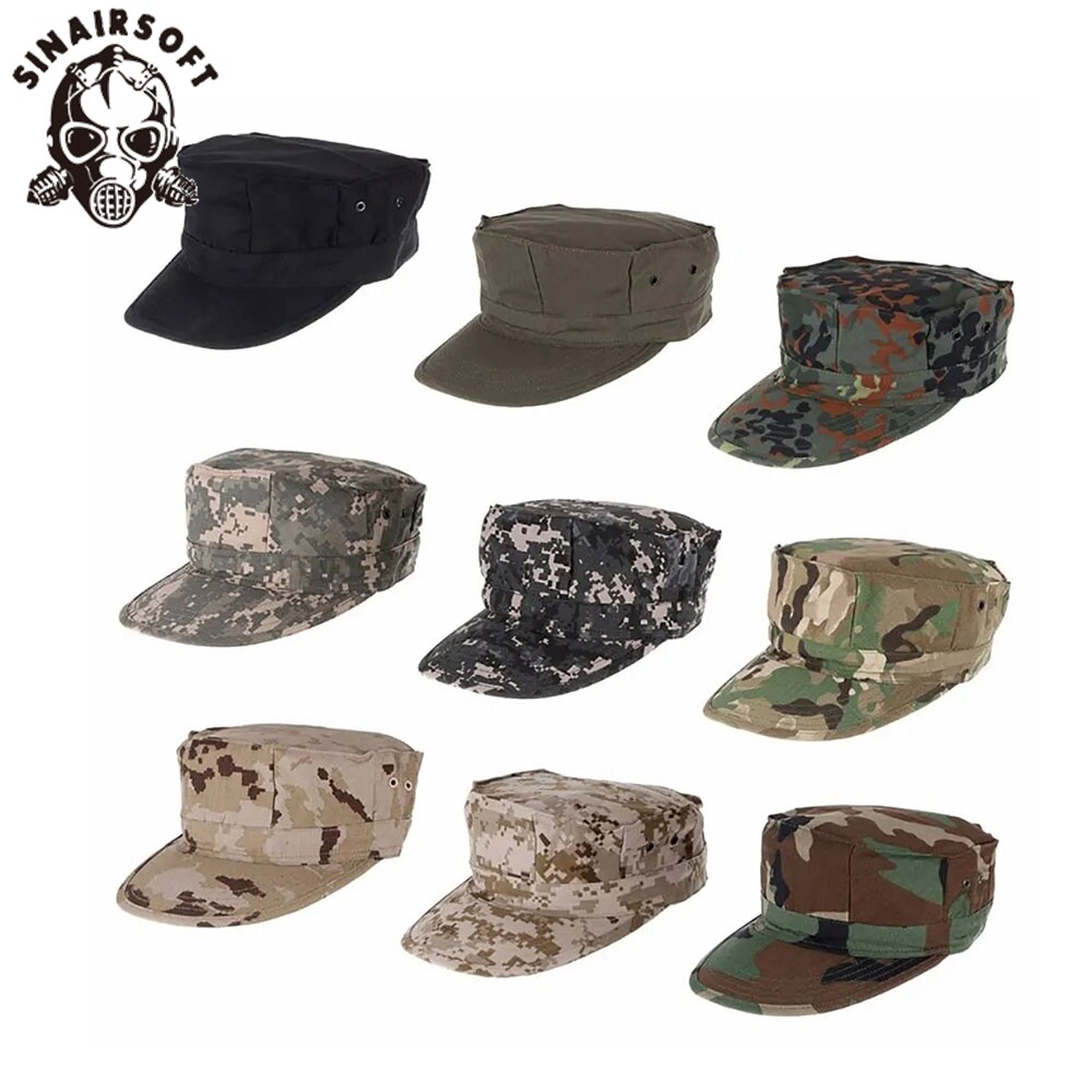 Tactical Mens Military Hat Octagon Hat Ranger RipStop