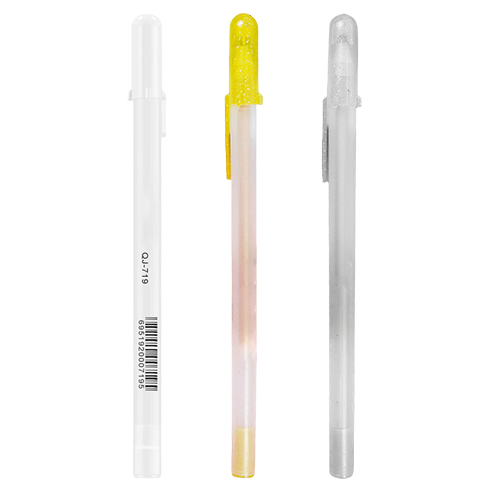 5pc White Paint Pen For Art Fine Point Tip White Gel Pens Marker Pen Water Based