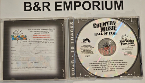 Karaoke Bay 2-CD Lot - Country Music Hall of Fame + Country Music Hall of Fame 2 - Picture 2 of 6