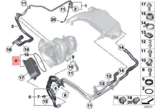 NEW BMW E70 E71 F10 INTERCOOLER TURBO CHARGER AIR COOLER 7823884 
