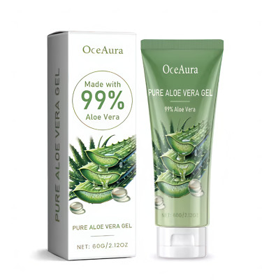 OceAura pure Aloe vera Hydrating Moisturizing Sunburn Repair 