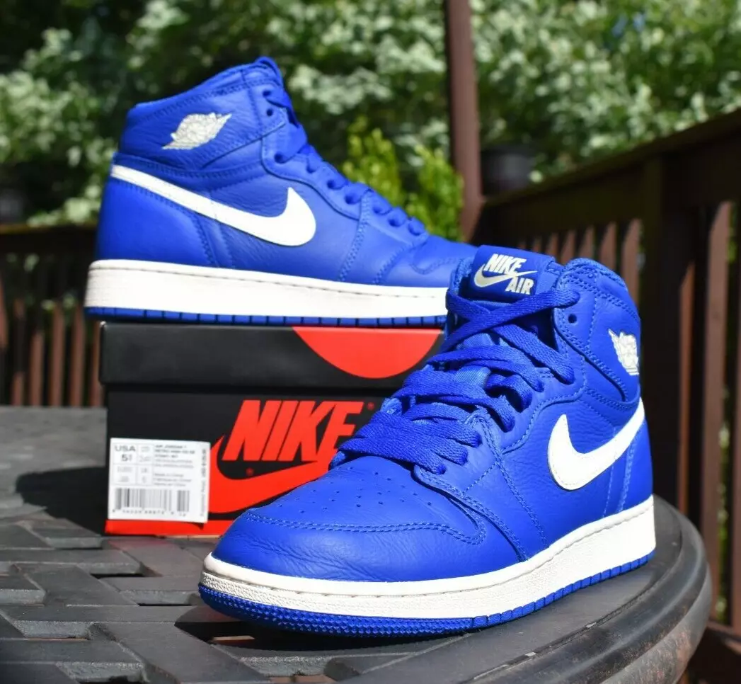 Nike Air Jordan 1 Retro High OG BG 'Hyper Royal' 575441-401 Youth Size 5.5Y