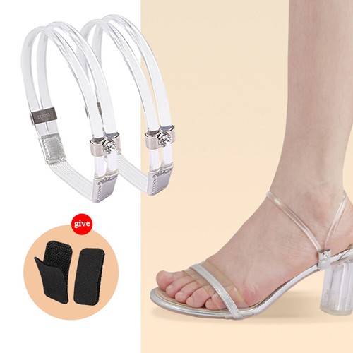 Women High Heeled Shoe Straps Anti-loose Heel Rhinestone Elastic Shoelaces Hot## - Picture 23 of 32