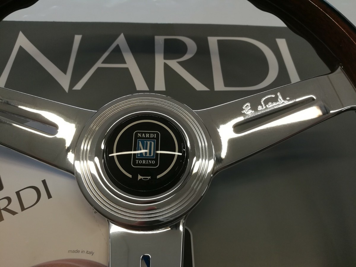 NARDI CLASSIC 33 steering wheel mahogany with glossy spokes