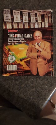 1995 The Final Game Program Boston Celtics Red Auerbach | eBay