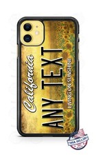 Funda de teléfono California Sunflowers State NoveltyPlate compatible con iPhone Samsung Google