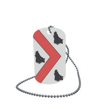 Dog Tag Flag Givonne Dog Tag Aluminium 30 x 50mm