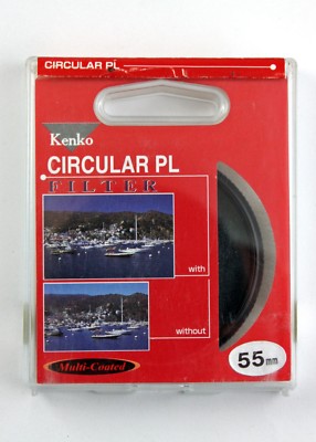 Kenko 55mm Multicoated Circular Polarizer Filter New Old Stock