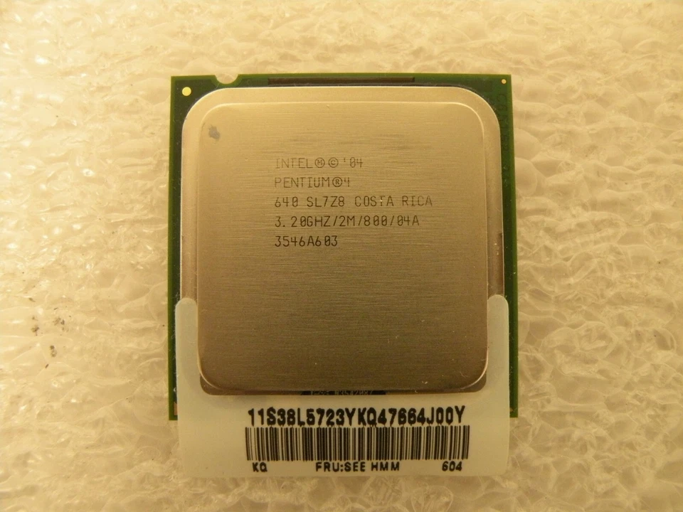 IBM 38L5723 PENTIUM 4  3.2GHZ 2M CACHE 800MHZ FSB CPU SL7Z8 IBM BRANDED - Image 3 of 3