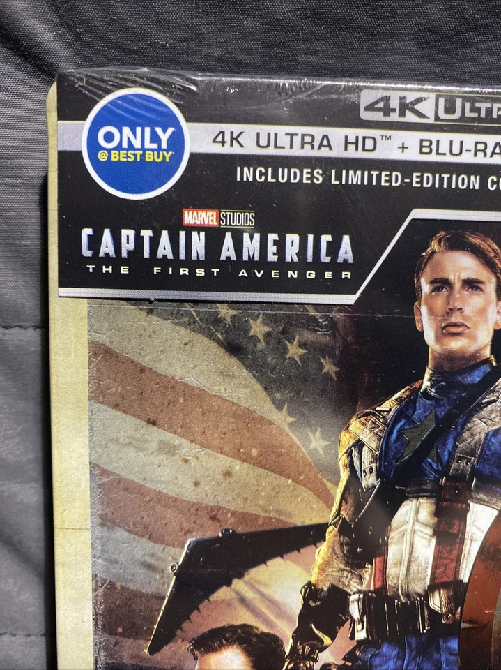 Captain America The First Avenger Steelbook 4K Ultra HD + Blu-Ray + Digital LE — 第 2/3 张图片