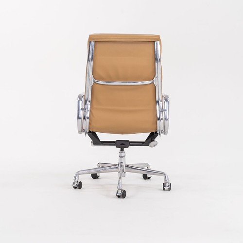 2005 Herman Miller Eames Soft Pad Executive Desk Chairs w/ Tan Leather 6x Avail - Picture 10 of 12