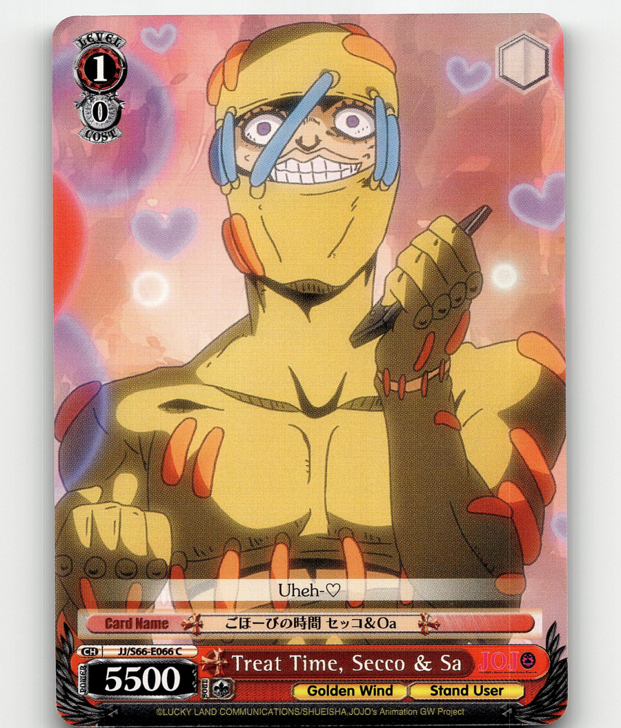 Weiss Treat Time, Secco & Sa - JoJo's Bizarre Adventure: Golden