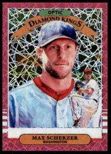 2019 Optic Dk Pink Velocity Max Scherzer /199 Nationals #17 10=Fs