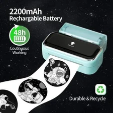 Phomemo M03 Bluetooth Thermal Printer 80mm Photos Study Notes Work Journal Print