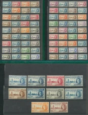 1946 British Empire Peace Omnibus Issues Mint NH Set of  82 Stamps -41 countries