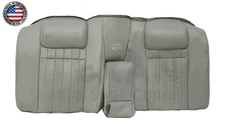 1996 Chevy Impala SS Second Row Lean Back Perforated Leatherette Seat Cover Gray