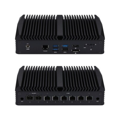 2 x Intel X710-BM2 SFP+,6*I226-V 2.5 Gigabit LAN Gateway Firewall Router