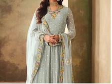 Embroidered, Shalwar kameez, Abaya style, Georgette, size 42, Brand New with tag
