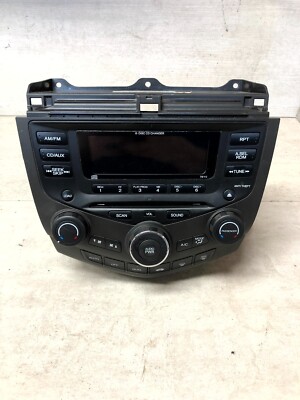 Genuine Honda Radio 6 Disc CD Player AC Climate Control Fits 2003 Honda Accord