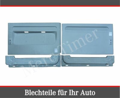 4x Mercedes Sprinter 1996-2006 Türblech Satz Tür Reparaturblech Hinten Hecktür