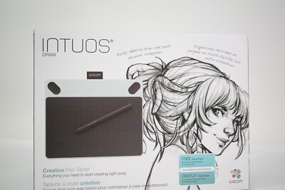 Wacom Intuos S Small Grafiktablet Zeichentablet Draw Pen Tablet Weiß CTL-490 #4