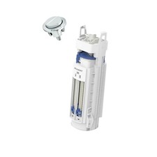 Duravit Replacement Geberit Type 290 Dual Flush Valve & Push Button 0074131399