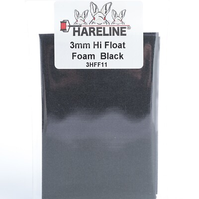 Hareline Hi Float Foam - 3mm - Black