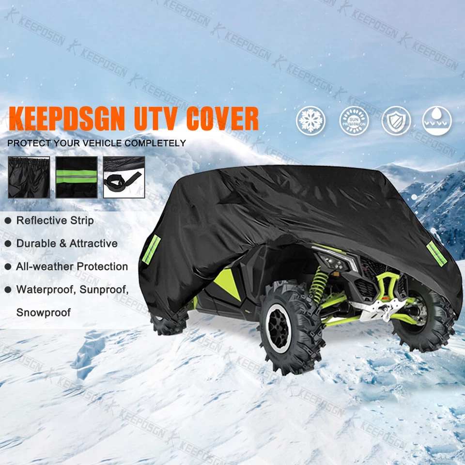 Cubierta de almacenamiento para vehículo utilitario UTV Polaris Ranger Crew XP 1000 RZR 900 4 asientos Foto 2 de 4