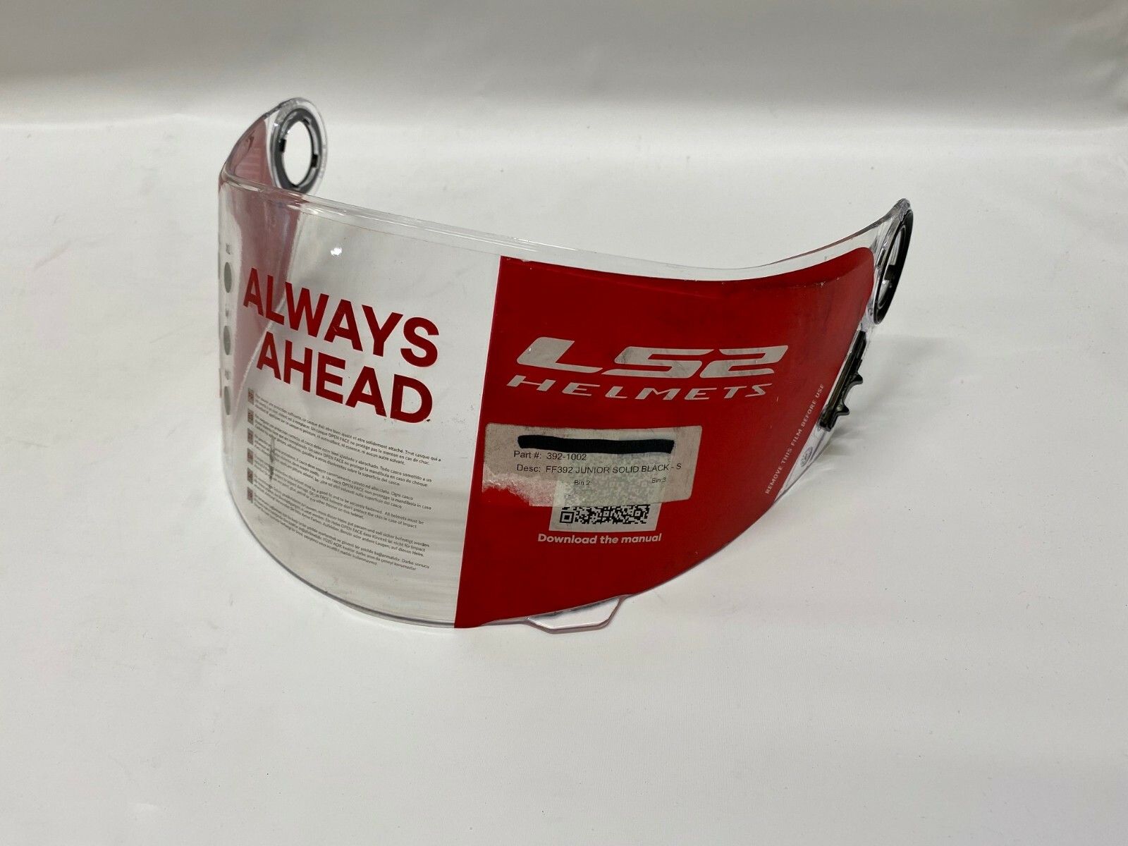 Ff392 Junior Face Shield (solid Black, Small) Part # 392-100