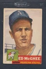 1953 Topps #195 Ed McGhee Athletics VG *2504