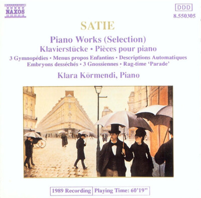 Erik Satie, Klára Körmendi - Klavierwerke (Auswahl) (CD, Album) (Near Mint (N