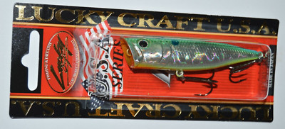 lucky craft g-splash 80rt bass topwater lure 3'' 1/2oz aurora citrus shad