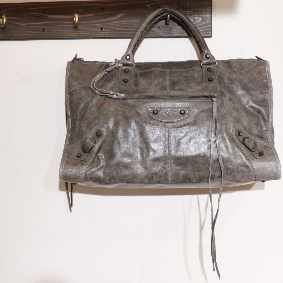 BALENCIAGA 132110 The Work Handbag Tote Bag Leather Boston BALENCIAGA 132110 The Work Handbag Tote Bag Leather Boston