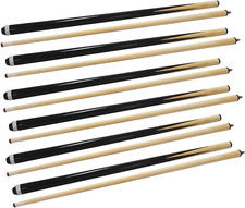 Pool Sticks Billiard Cues 2-Piece 58 Inch Pool Table Sticks 19 Oz 13Mm Glue-On T