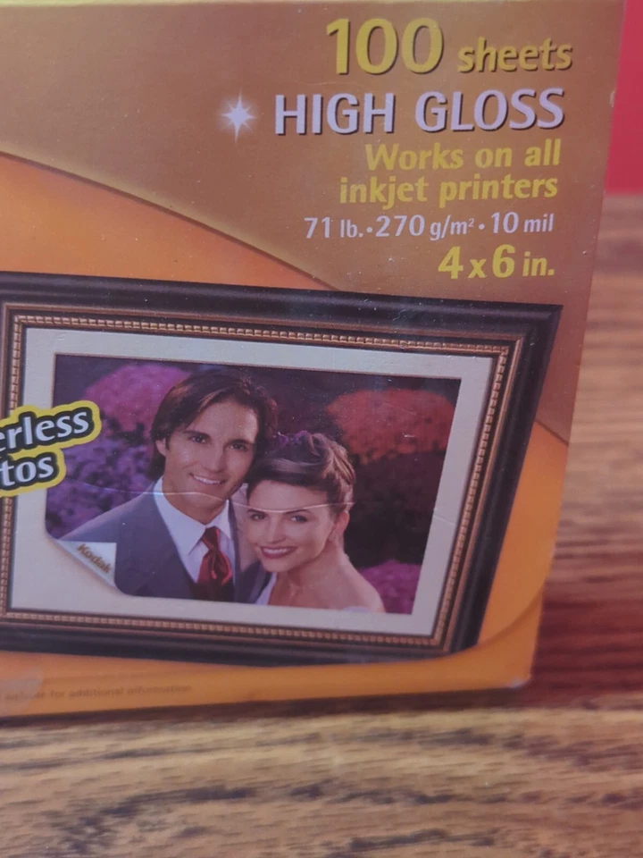 Kodak Ultima Photo Paper Package 100 Sheets  High Gloss 4x6" Colorlast . - Image 2 of 4
