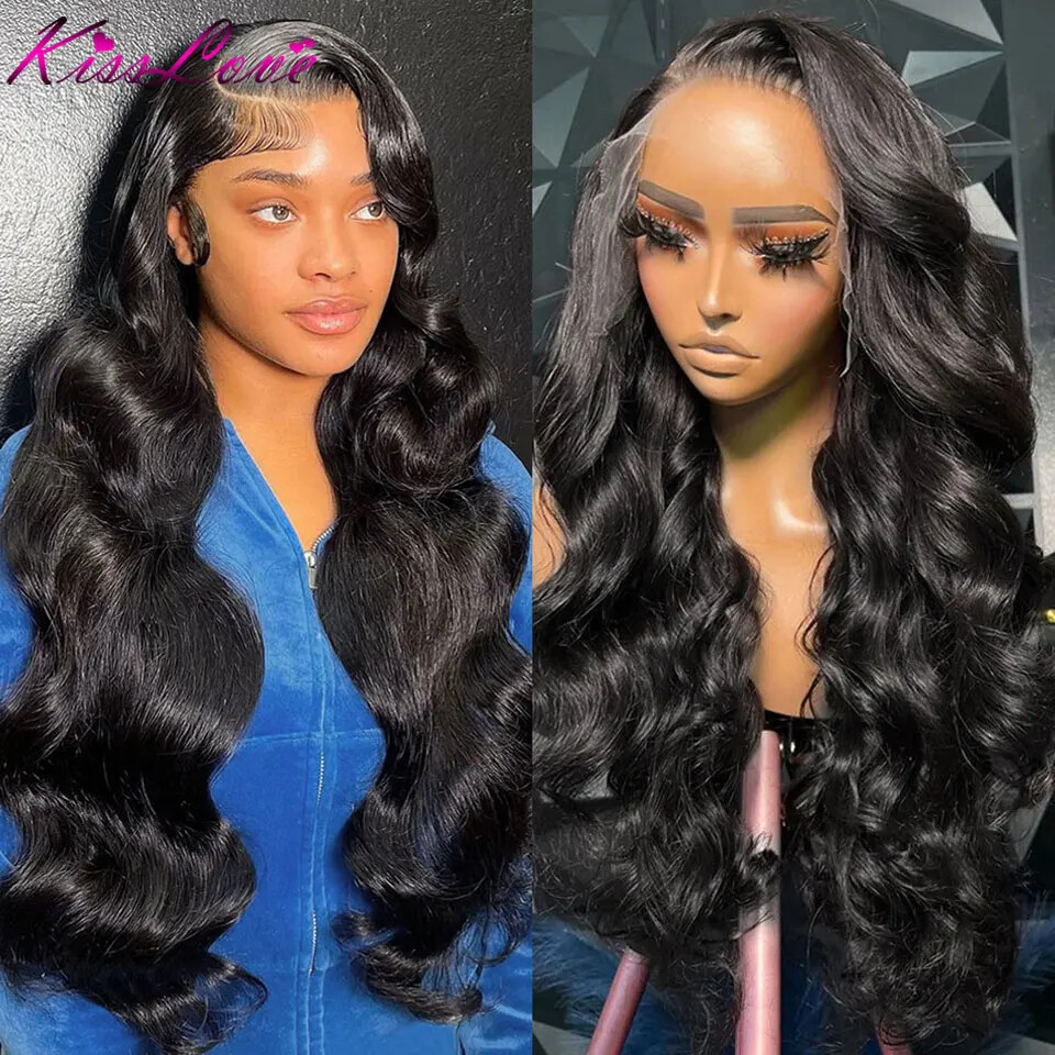 Body Wave 13x4 13x6 HD Lace Front Wig Glueless Human Hair Lace Closure