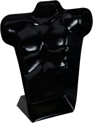 Molded Man's Shirt T Form Countertop Fits S-L Male Mannequin Black - Picture 20 of 21