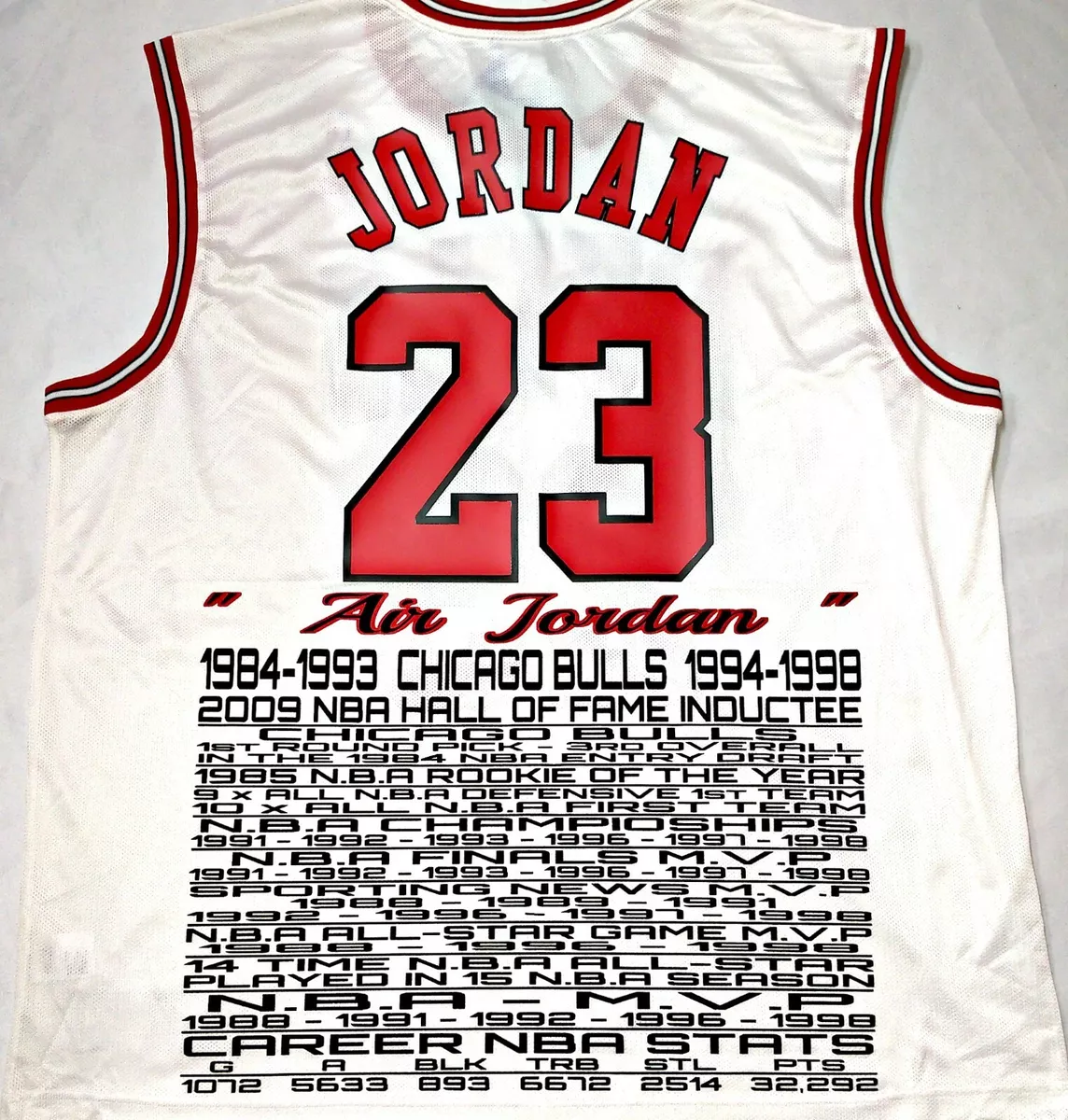 Vintage NBA Chicago Bulls Jordan 1984 1985 Jersey Size XL