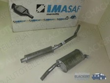 IMASAF Auspuffset Mitteltopf + Endtopf für Opel Corsa A 1.2 38/40/44KW 1991-1993