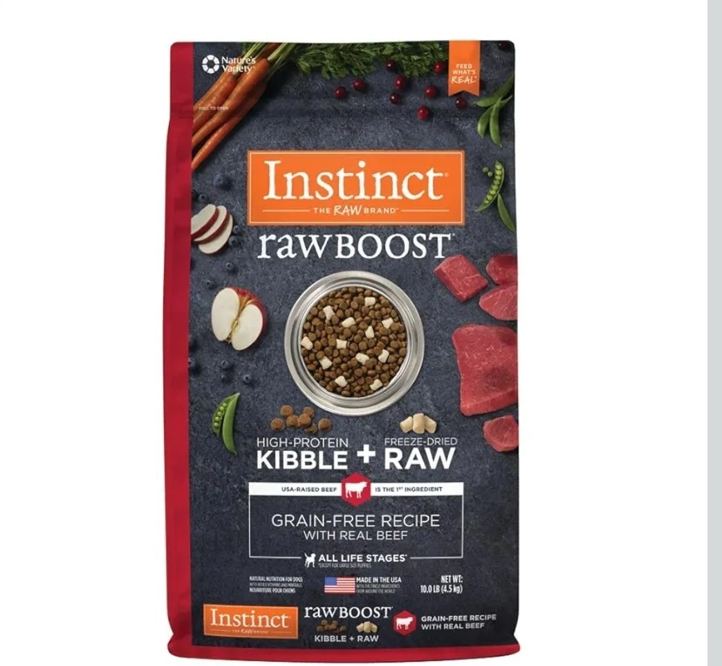 - High-protein, Grain-free Recipe With Real Beef