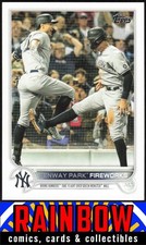 2022 Topps #399 Fenway Park Fireworks New York Yankees
