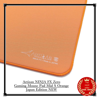 Artisan NINJA FX Zero Gaming Mouse Pad Mid S Orange Japan Edition