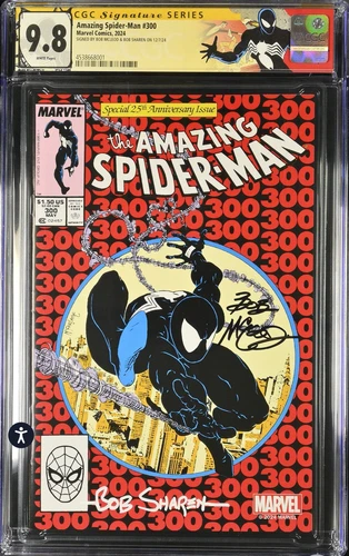 AMAZING SPIDER-MAN #300 CGC SS 9.8 W/Custom Label McFarlane Toys Variant