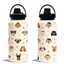 Dog Mom Gifts for Women, Dog Lovers Gifts for Boys Girls, 32 oz dogs head