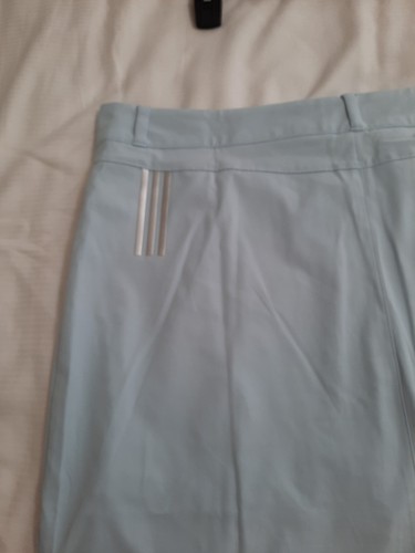 Jupe de golf femme Adidas taille 16 bébé bleu poches rayures réfléchissantes - Photo 10/12