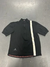 Hincapie Girls Wool 1/2 Zip Sweater Gray Size Large Short Sleeve Biking Top