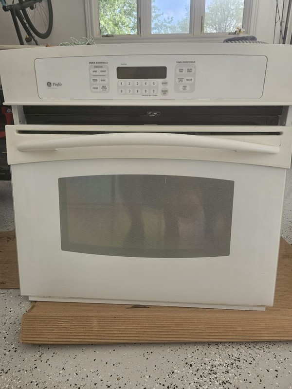 GE Profile Convection Electric Built-In Oven White Self-Cleaning Touch Control