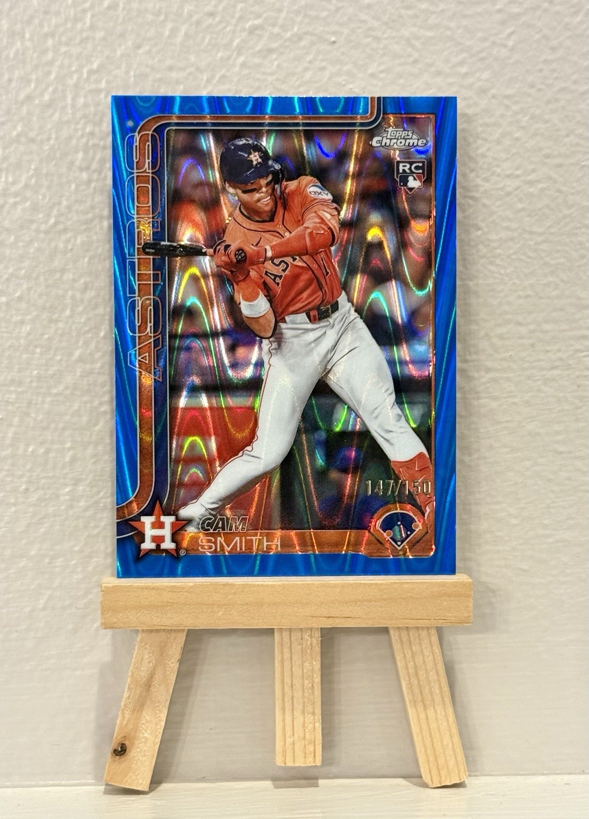 2025 Topps Chrome Update Cam Smith Blue RayWave Refractor SP #USC145 RC /150