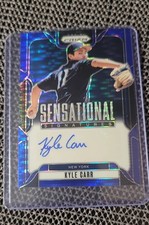 2025 Panini Prizm - Sensational Signatures  Kyle Carr #SS-KC Blue Prizm /49 (RC)