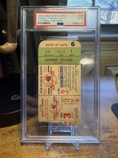 🚀INVEST NOW 🚀 1950 World Series Game 3 Ticket Stub PSA 2 Yankees, Phillies